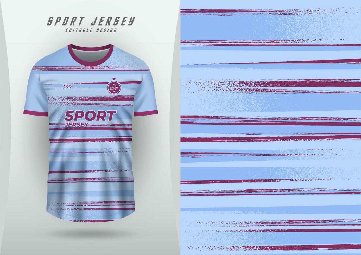 Background for sports jersey, soccer jersey, running jersey, racing jersey, pattern, grain, blue and red. vector