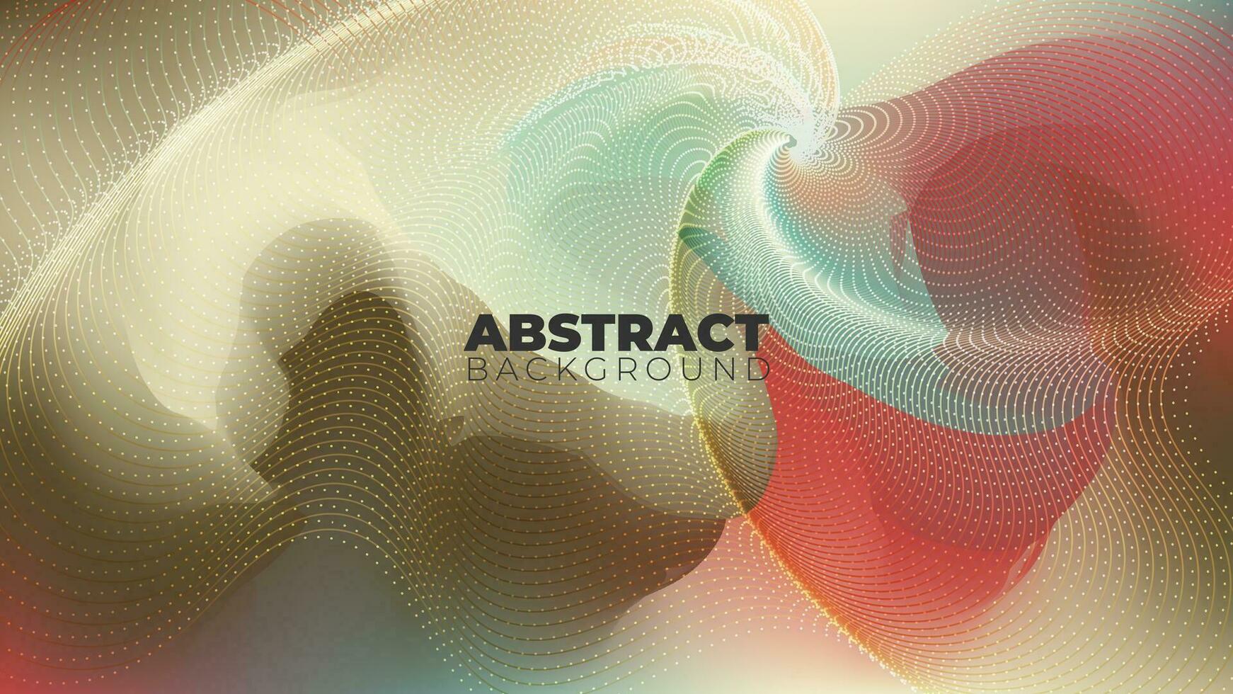 Abstract Background With Colorful Waves and Line vector