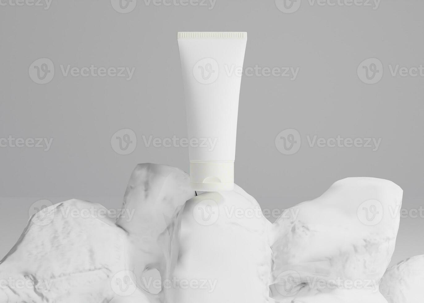 Cream packaging mockup photo