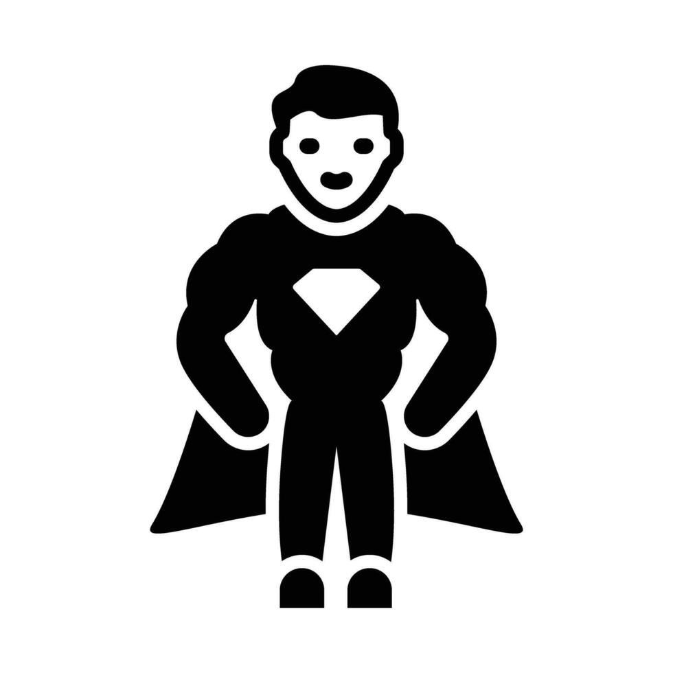 Hero Vector Glyph Icon For Personal And Commercial Use.