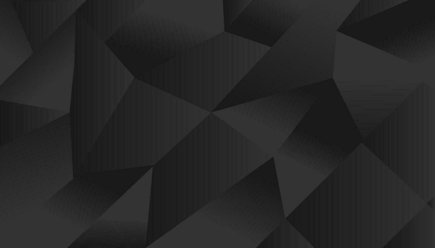 Vector black polygon abstract polygonal geometric triangle background