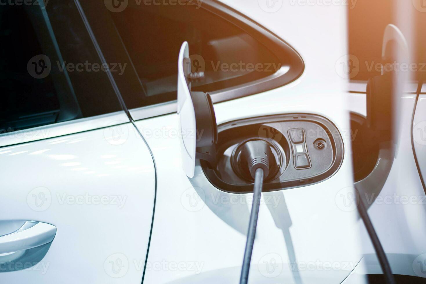 electric car charging photo