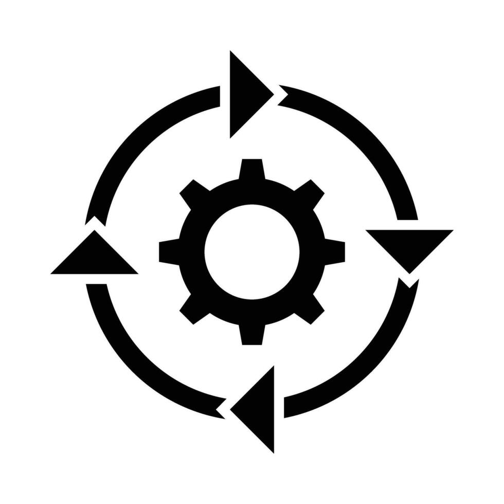 Recovery Vector Glyph Icon For Personal And Commercial Use.