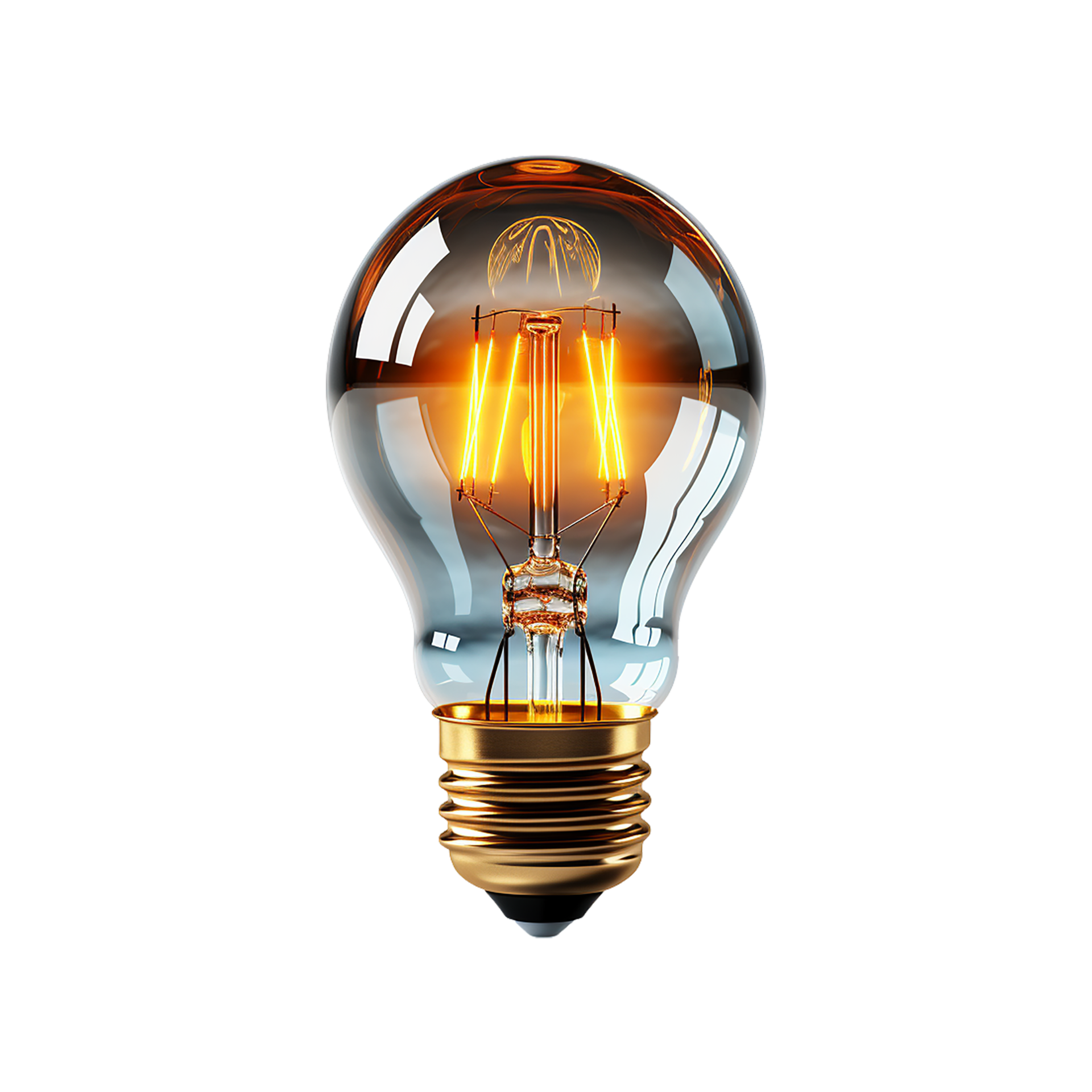 Light Bulb, Light Bulb Png, Light Bulb Transparent Background AI