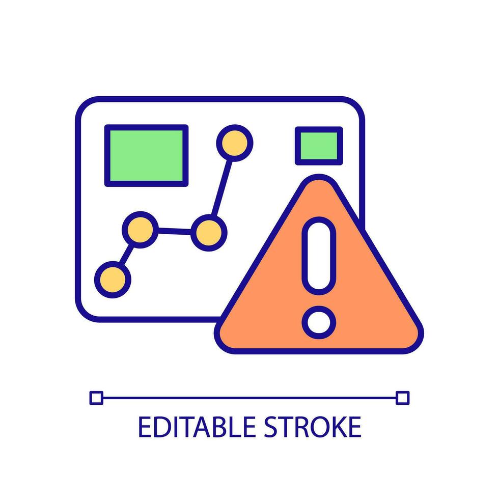 Editable maintenance icon representing sustainable office, isolated vector, thin line illustration. vector