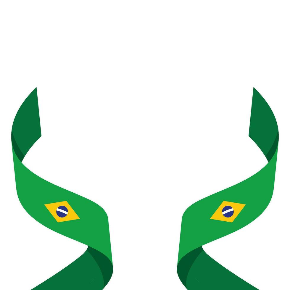 Brazil Element Independence Day Illustration Design Vector