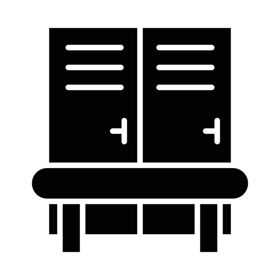 Changing Room Vector Glyph Icon For Personal And Commercial Use.