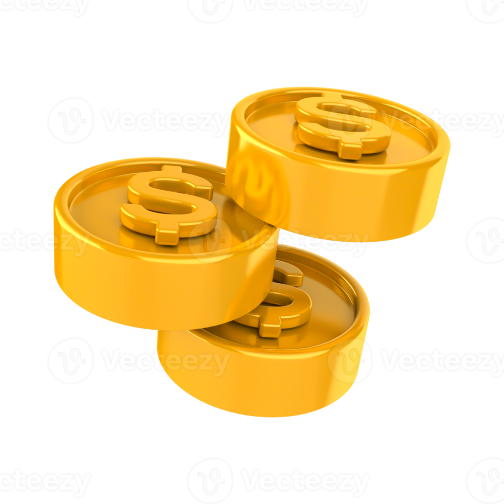 gold coins on transparent background 27573011 PNG