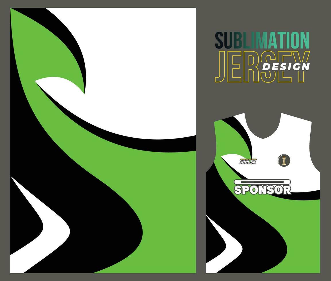 Vector jersey sports design for racing cycling football gaming motocross
