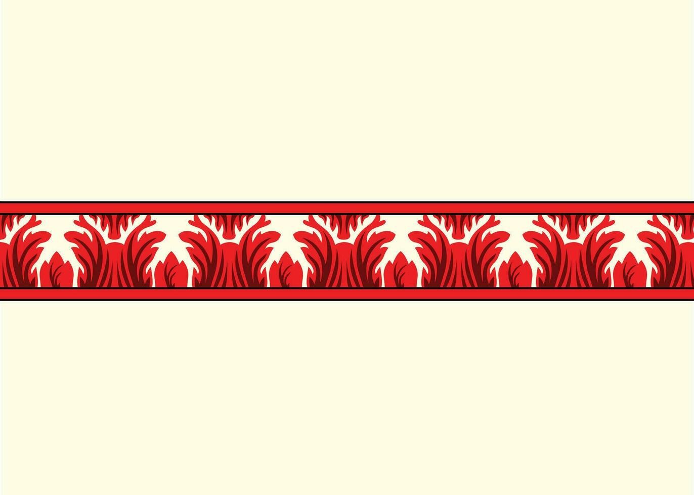 A red and white design vector
