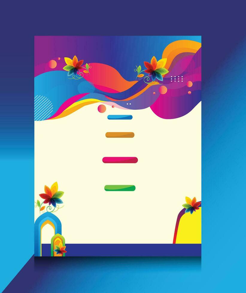 Colorfull illustratin banner background vector