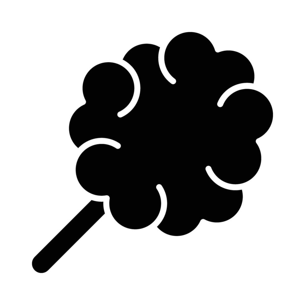 Cotton Candy Vector Glyph Icon For Personal And Commercial Use.