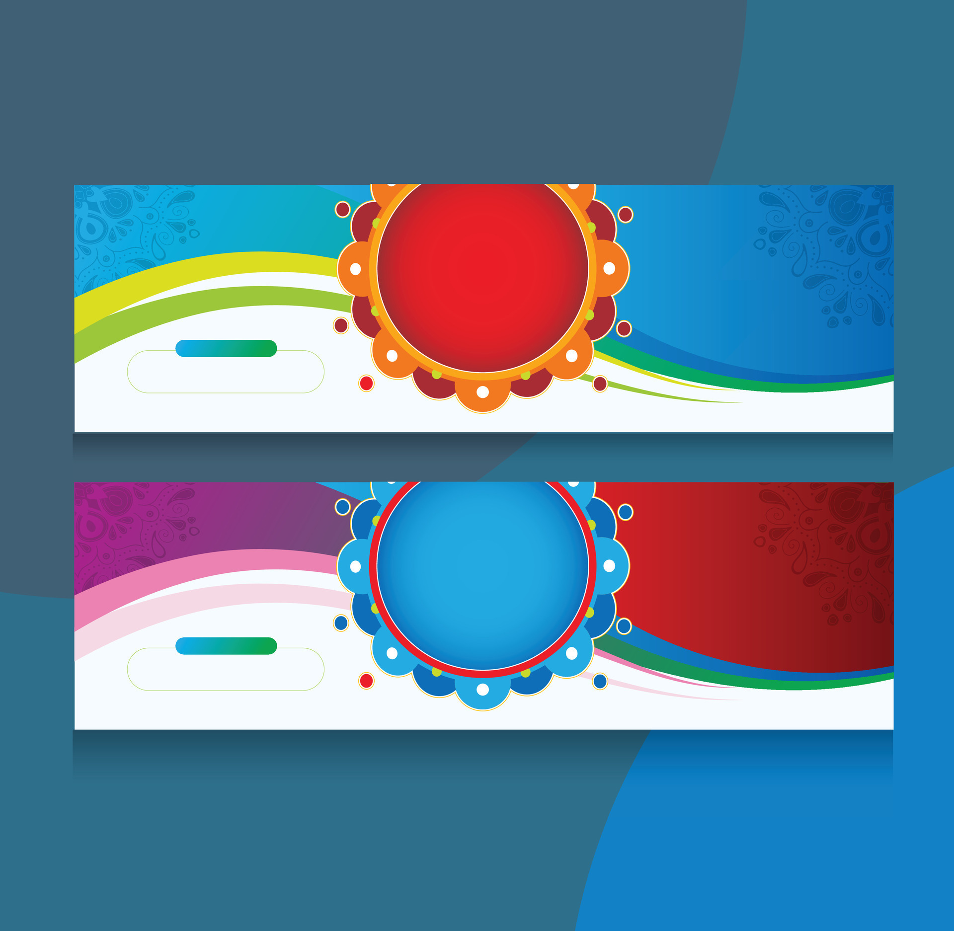Colorfull Banner Template 27573421 Vector Art at Vecteezy