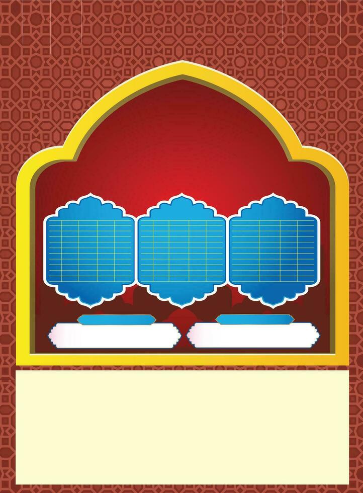 vector un web bandera templo diseño