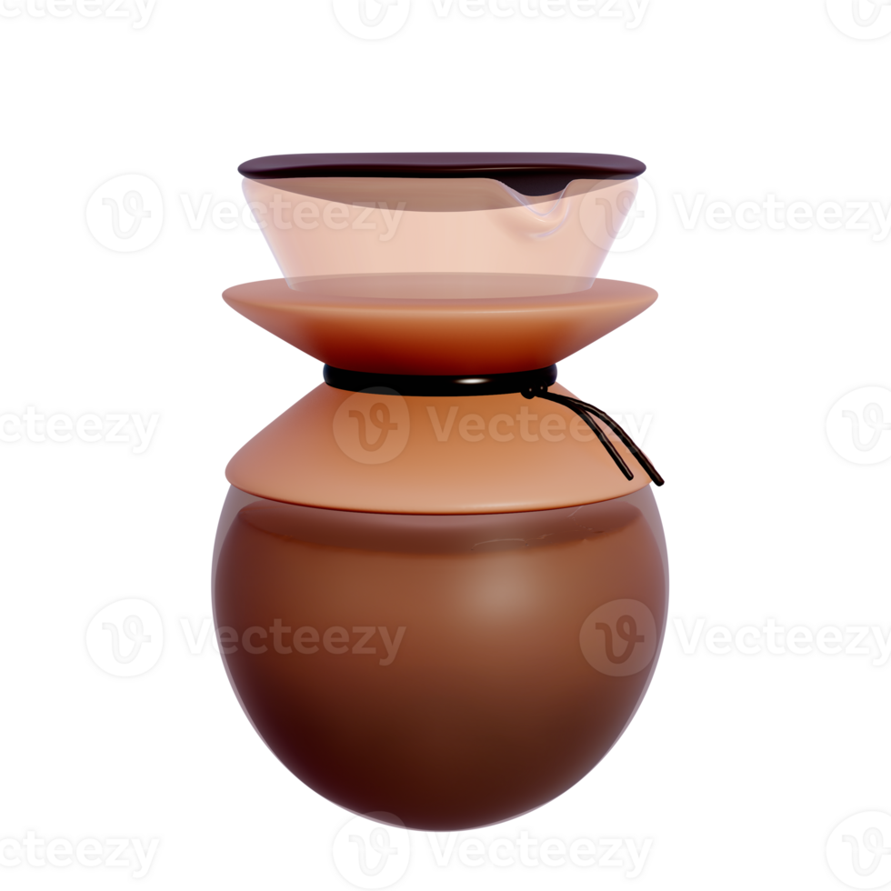 3d realistic coffee shop drink and objects illustration Pro PNG