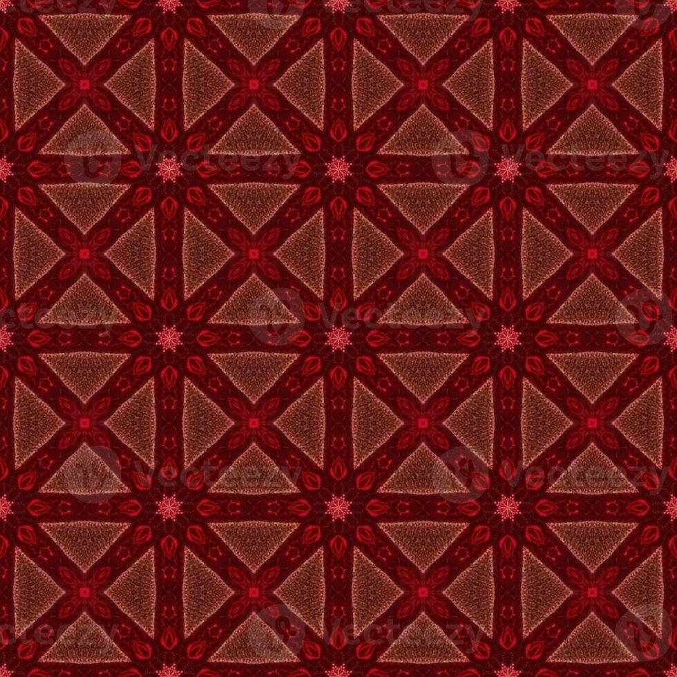 digital art coloring geometric flower pattern and background photo