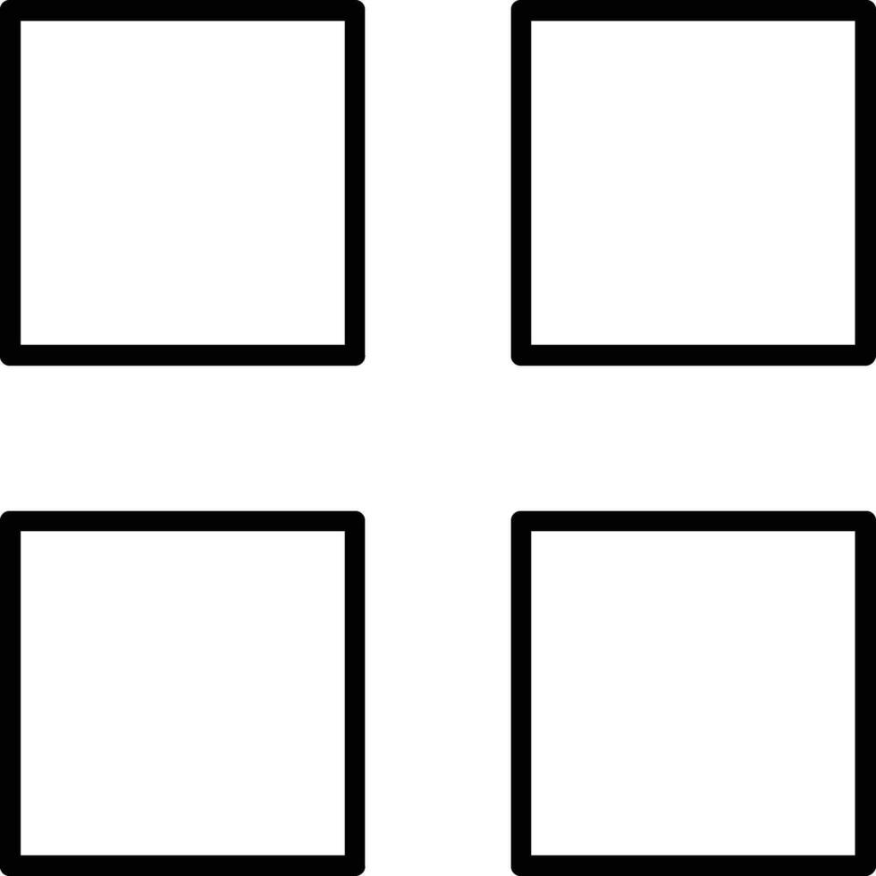 Apps Line Icon vector