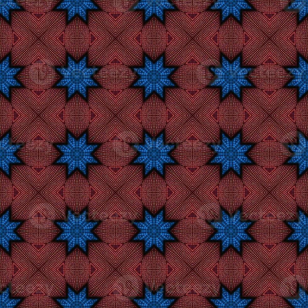 digital art coloring geometric flower pattern and background photo