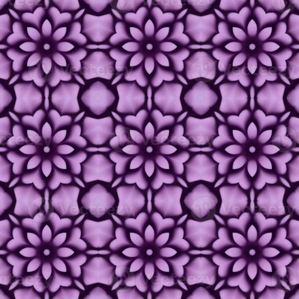 digital art coloring geometric flower pattern and background photo