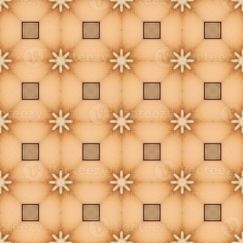 digital art coloring geometric flower pattern and background photo