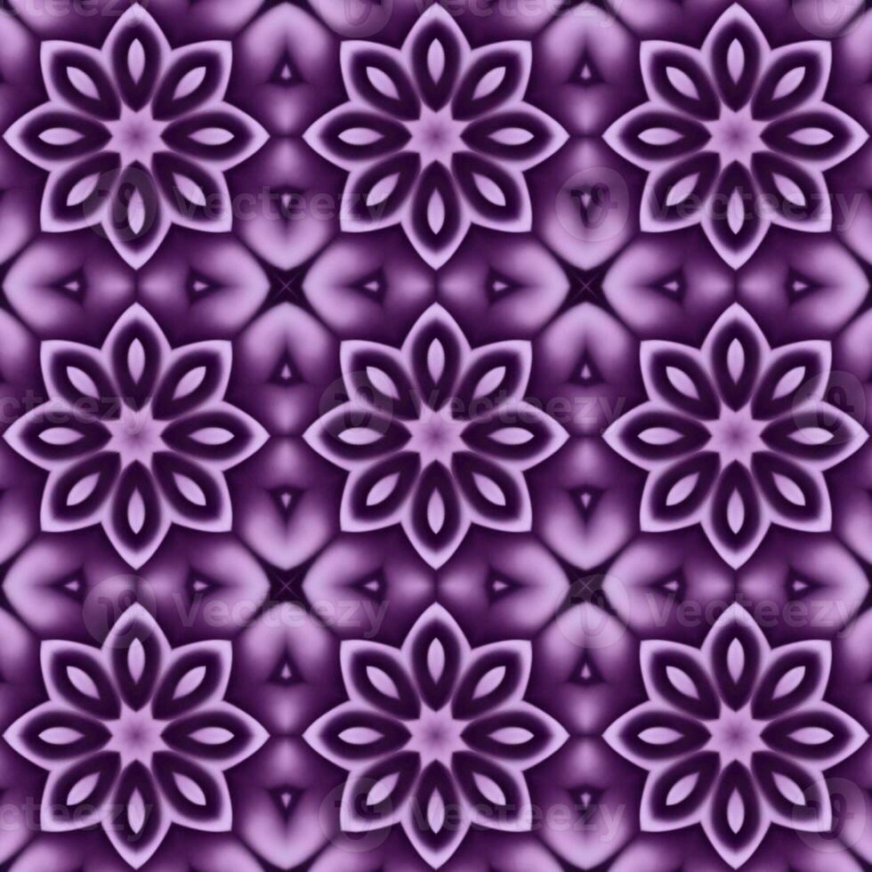 digital art coloring geometric flower pattern and background photo
