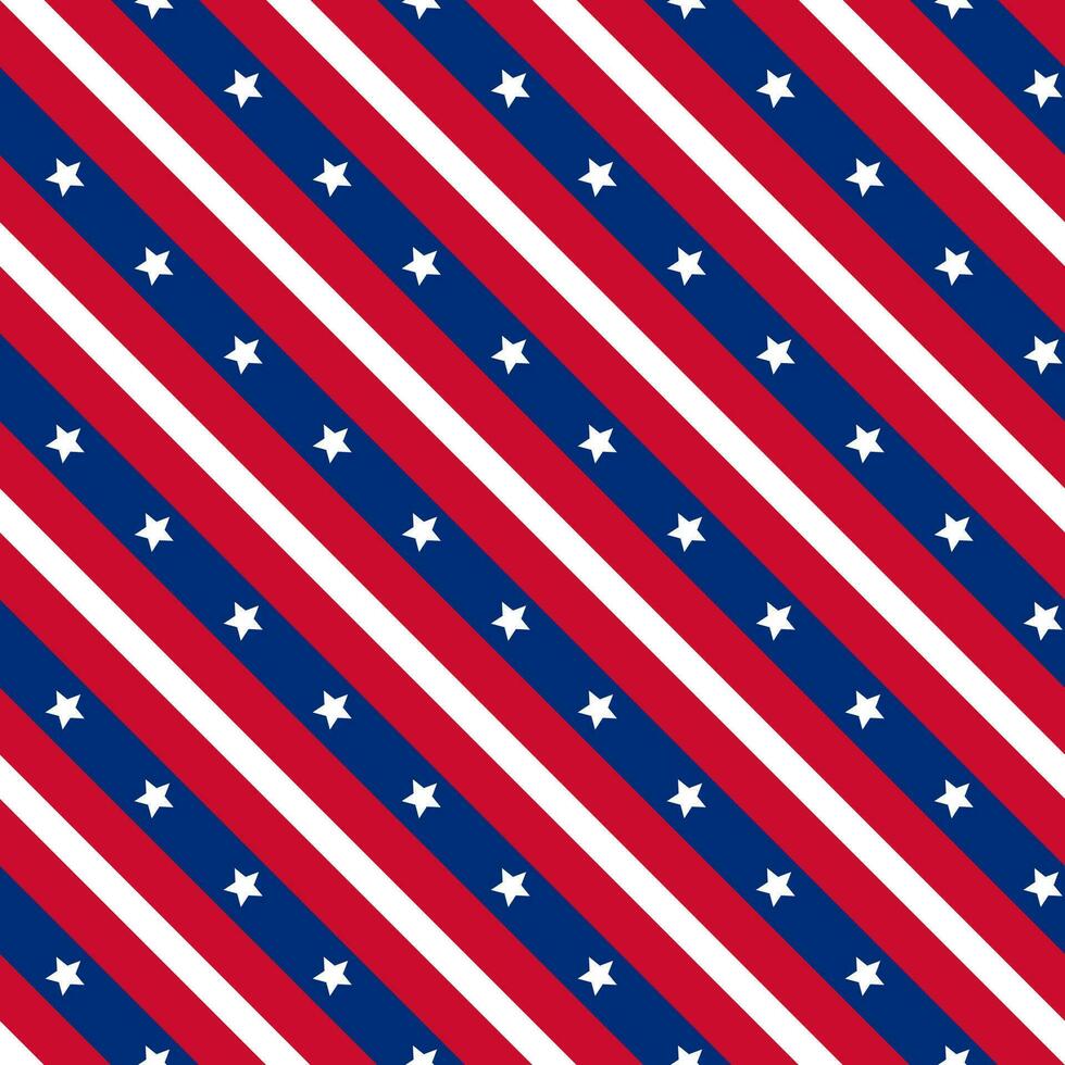 Stars and stripes confederacy flag seamless pattern vector background