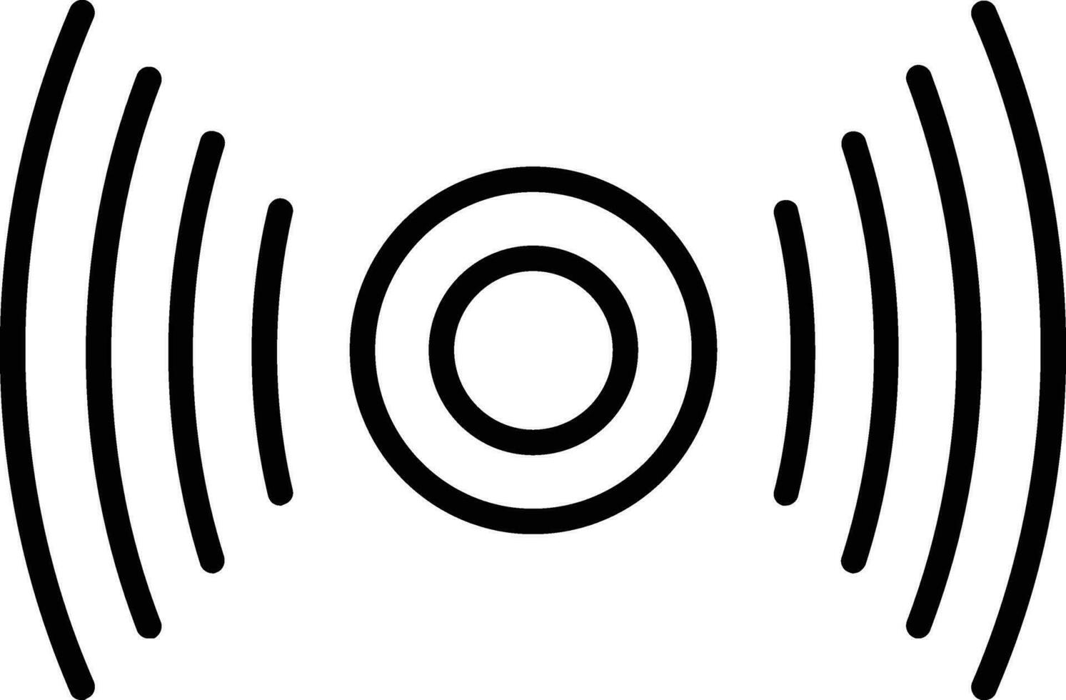 Hotspot Line Icon vector