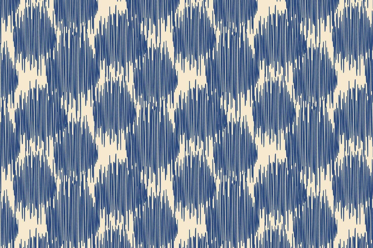 Ethnic ikat handicraft pattern abstract vector. vector