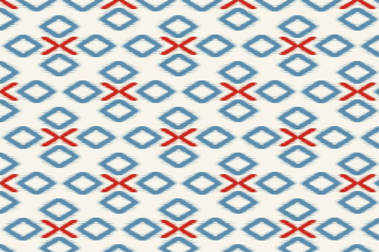 Ethnic ikat handicraft pattern abstract vector. vector