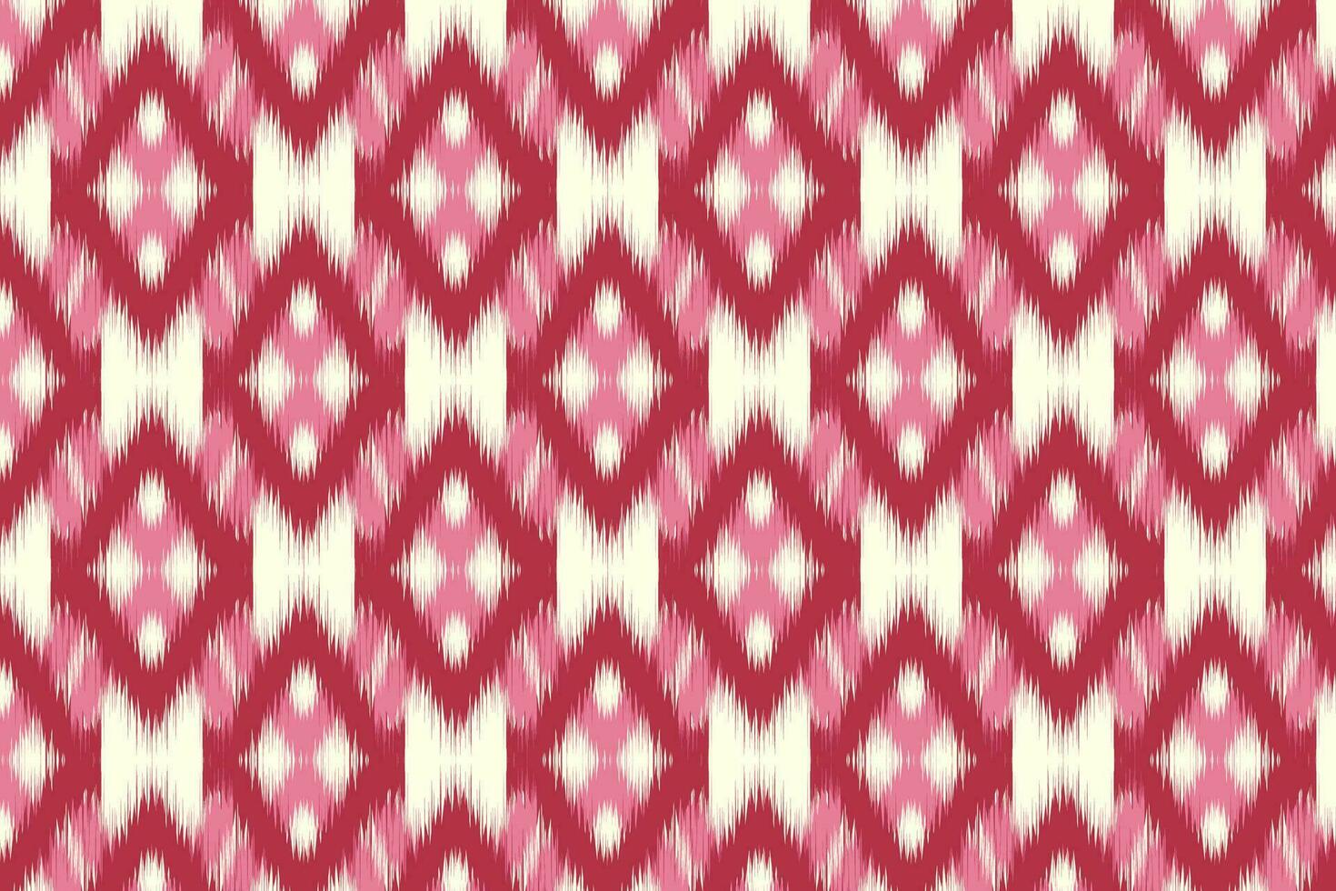 Ethnic ikat handicraft pattern abstract vector. vector