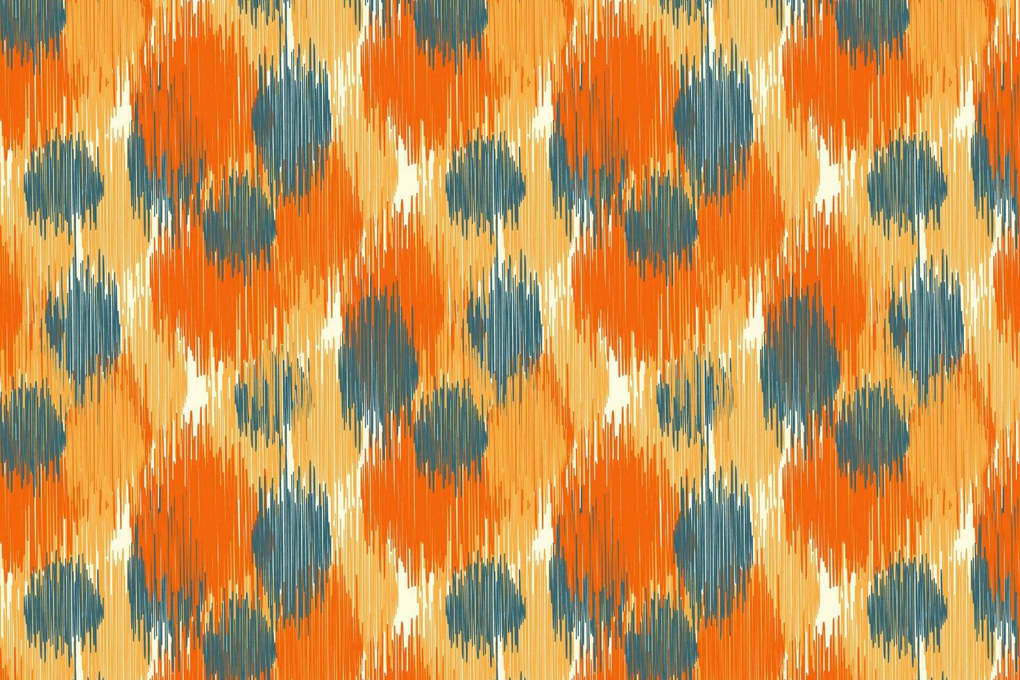 Ethnic ikat handicraft pattern abstract vector. vector