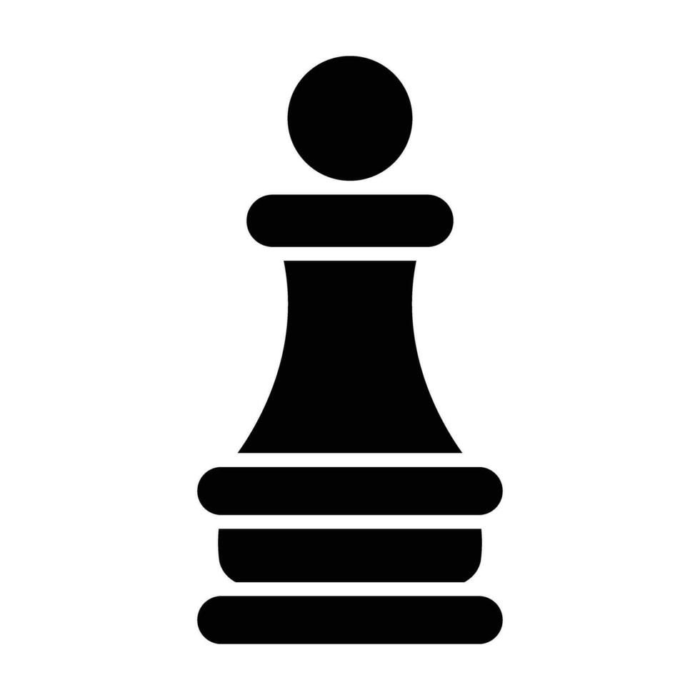Pawn Vector Glyph Icon For Personal And Commercial Use.