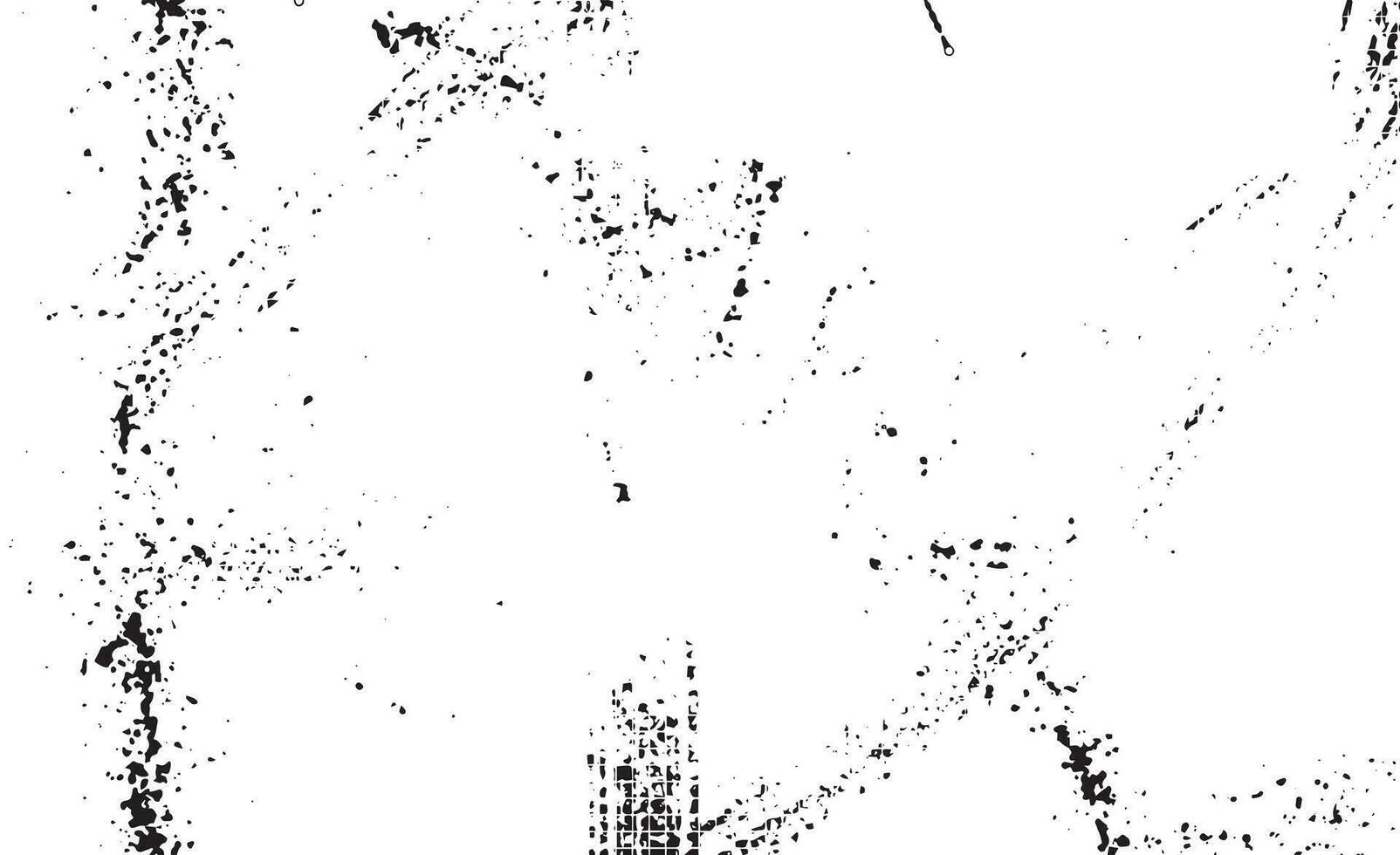 Grunge black and white pattern. Monochrome particles abstract texture. Background of cracks, scuffs, chips, stains, ink spots, lines. Dark design background surface. vector
