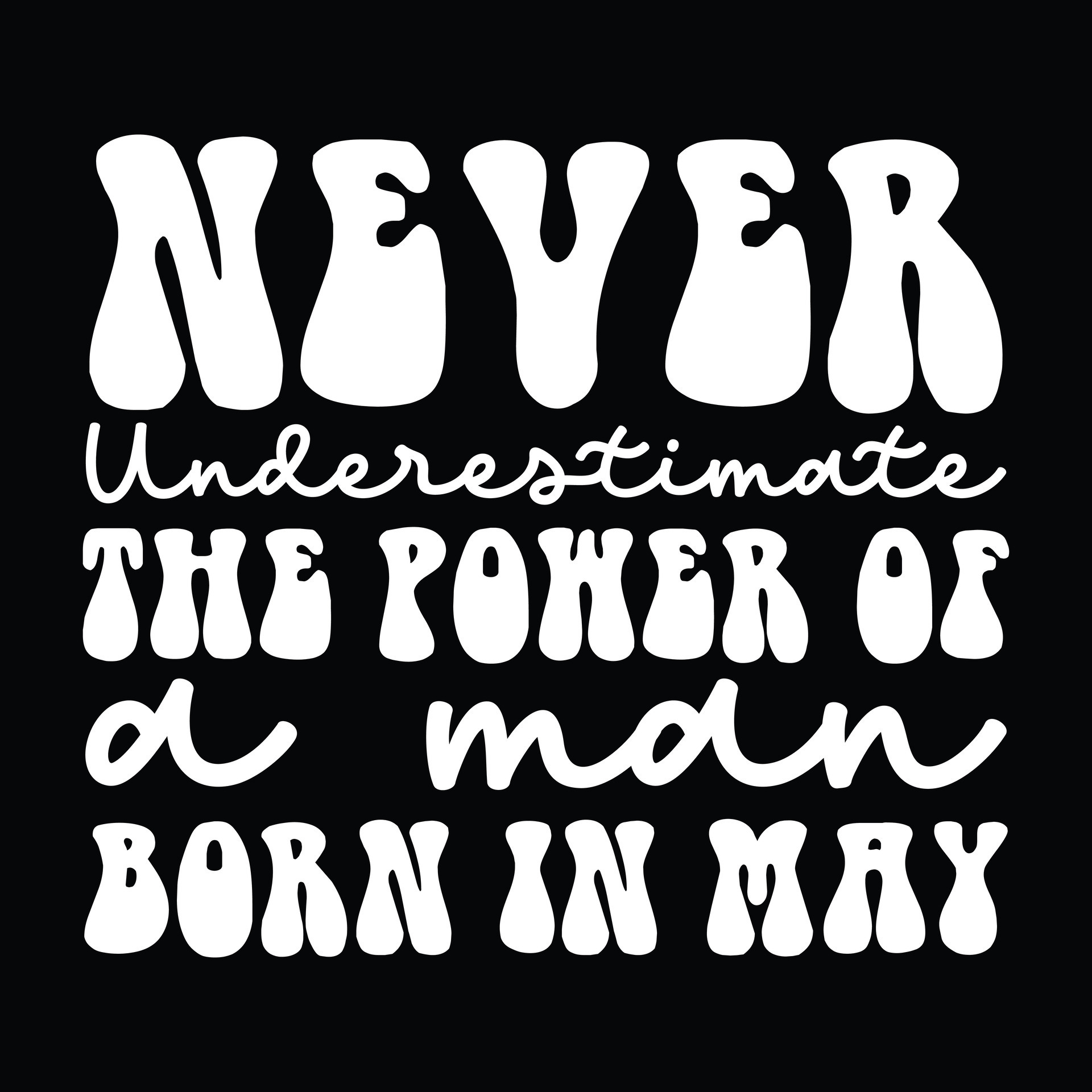 May Birthday t-shirt design 27575055 Vector Art at Vecteezy