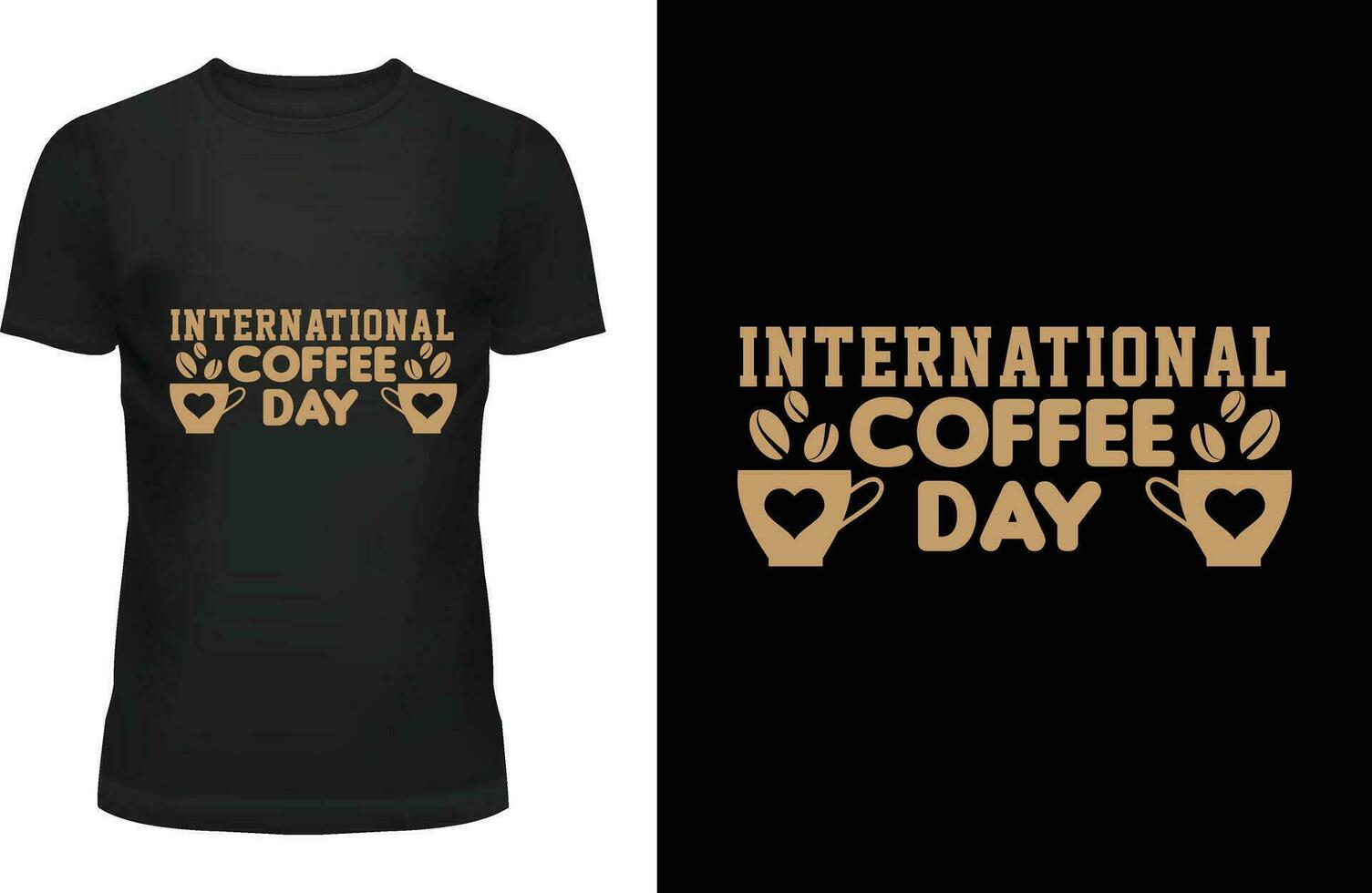 dia internacional del cafe vector