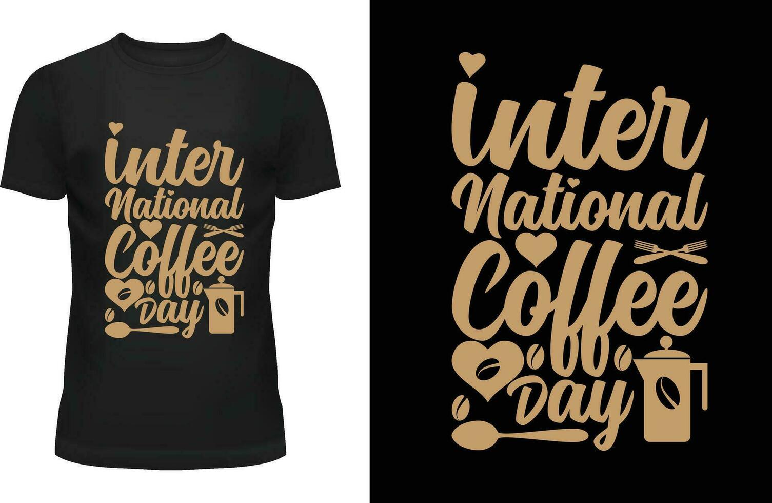 international coffee day vector