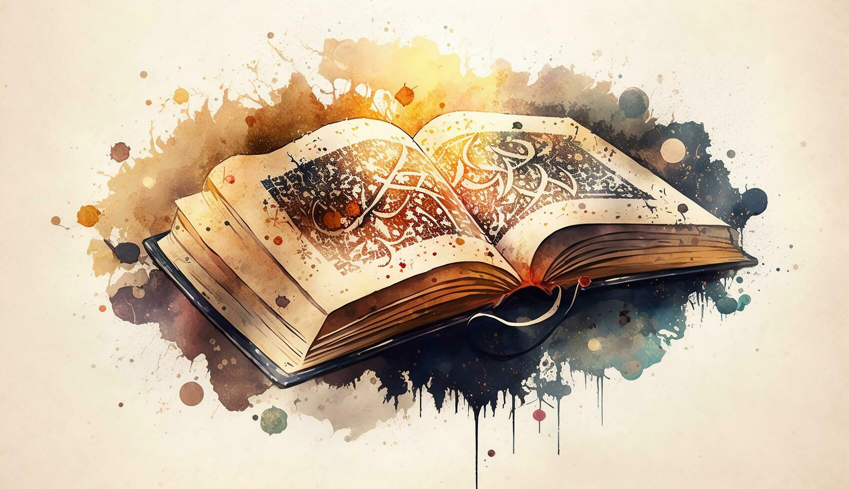 Islamic realistic pattern free photo, Ai Generative photo