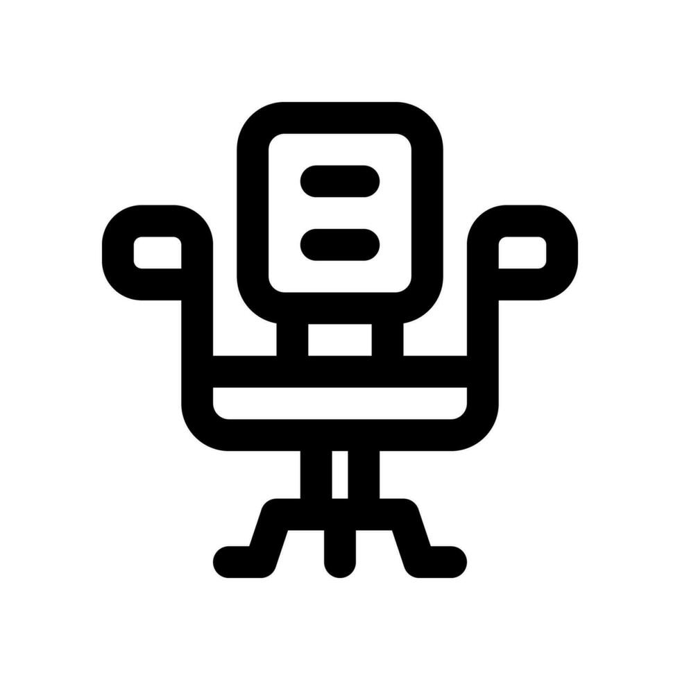 office chair line icon. vector icon for your website, mobile, presentation, and logo design.