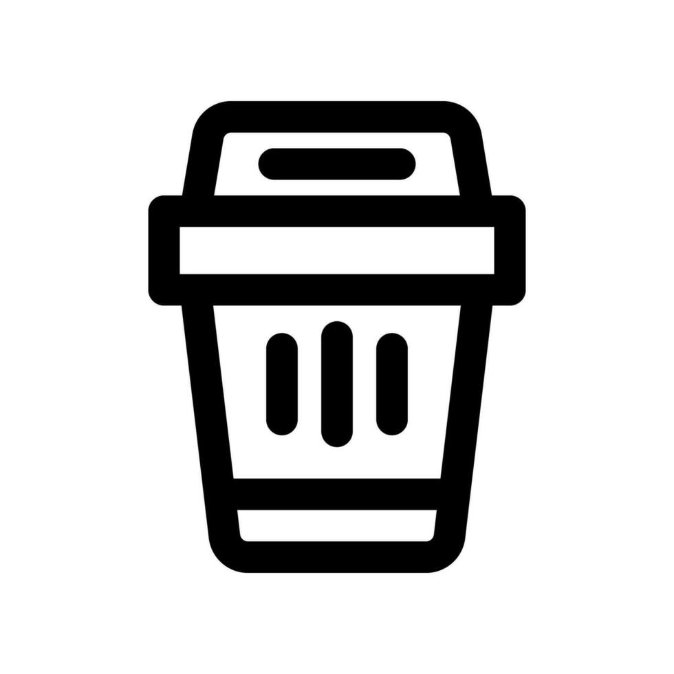trash line icon. vector icon for your website, mobile, presentation, and logo design.