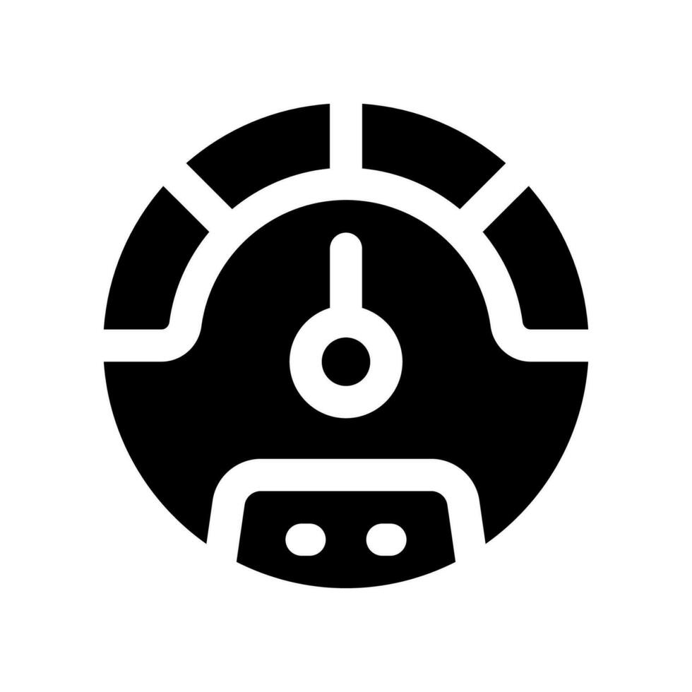 speedometer glyph icon. vector icon for your website, mobile, presentation, and logo design.