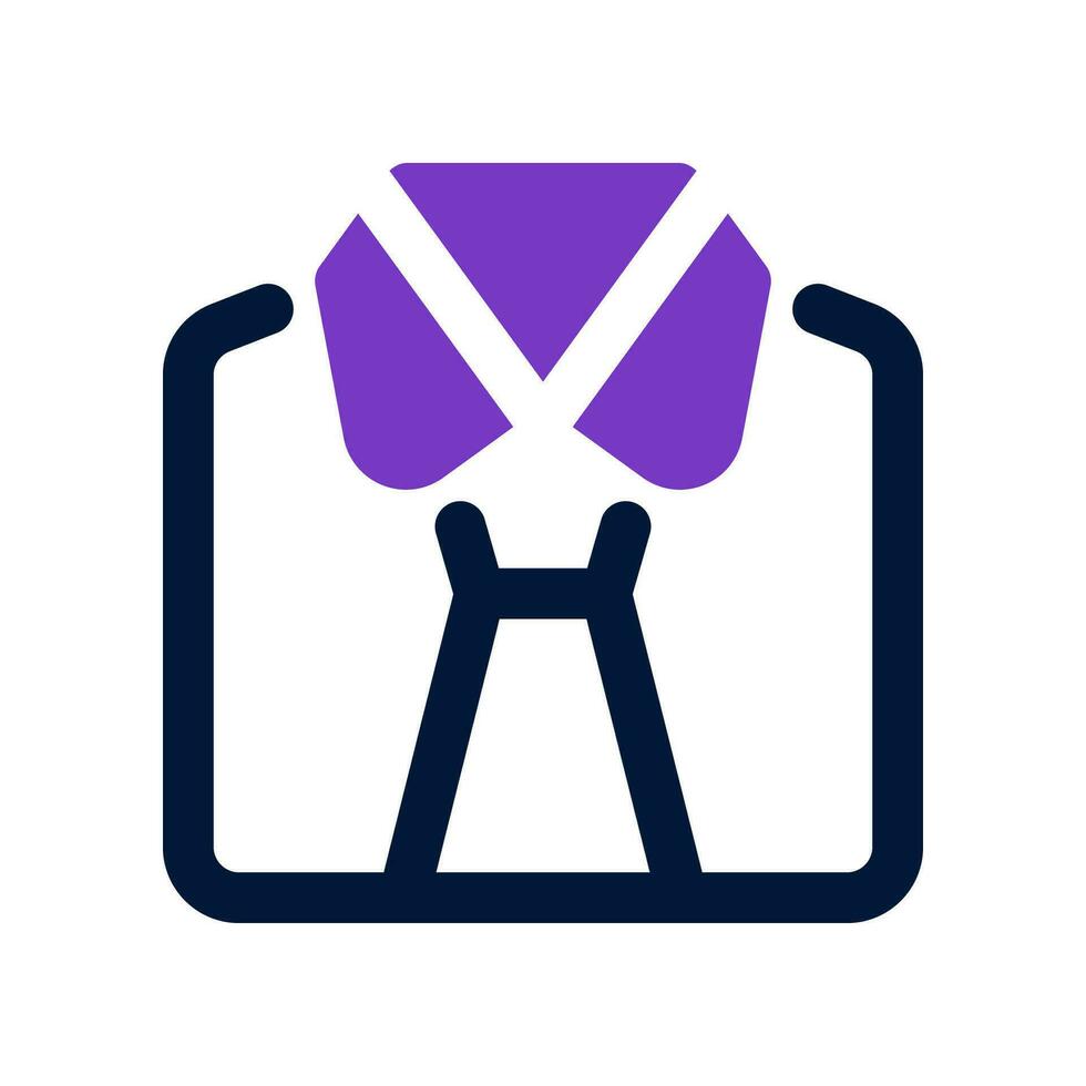 suit duo tone icon. vector icon for your website, mobile, presentation, and logo design.