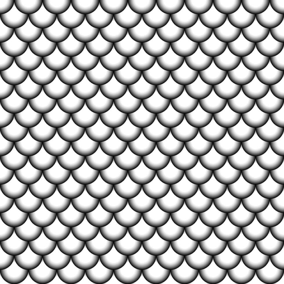 Seamless pattern fish scales Asian style background vector