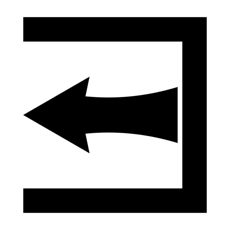 Exit icon, out arrow, exit sign, log out arrow 27575488 Vector Art at ...