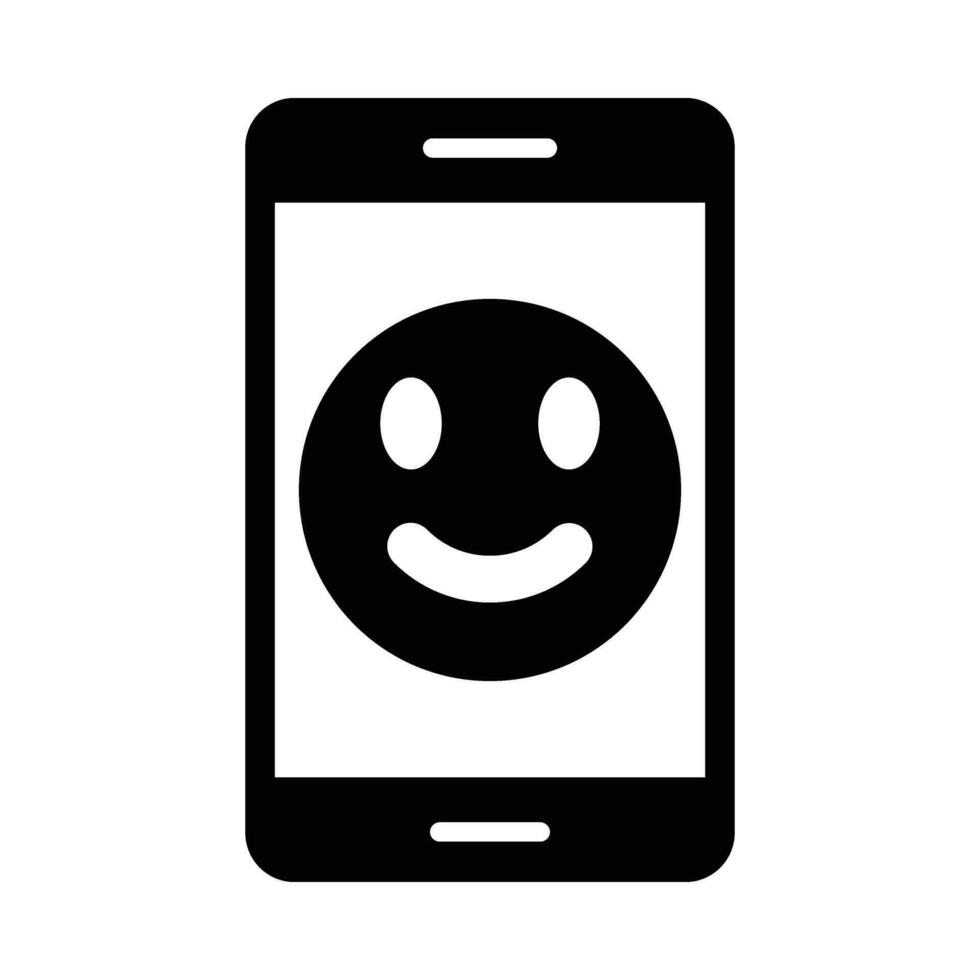 Satisfaction Vector Glyph Icon For Personal And Commercial Use.