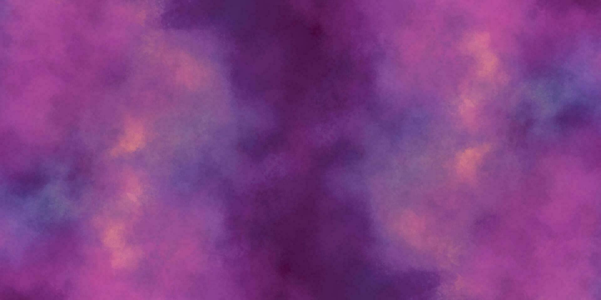 abstract background with clouds watercolor. purple shades blue watercolor texture vector illustration. blue and purple random background with copy space