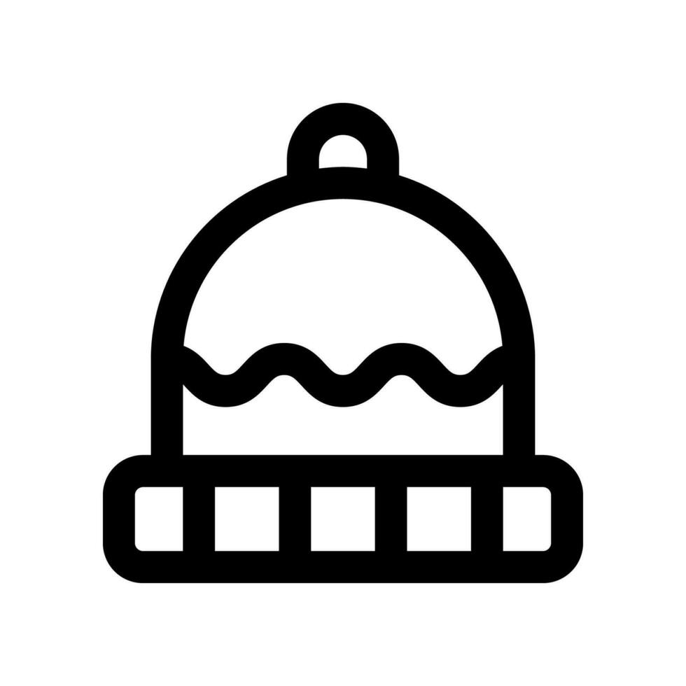 winter hat icon. vector icon for your website, mobile, presentation, and logo design.