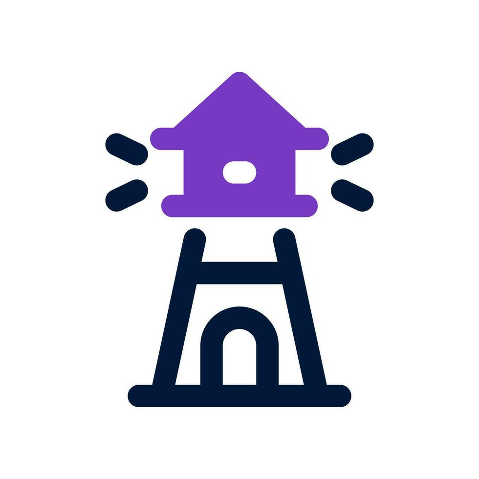 lighthouse icon. vector icon for your website, mobile, presentation, and logo design.