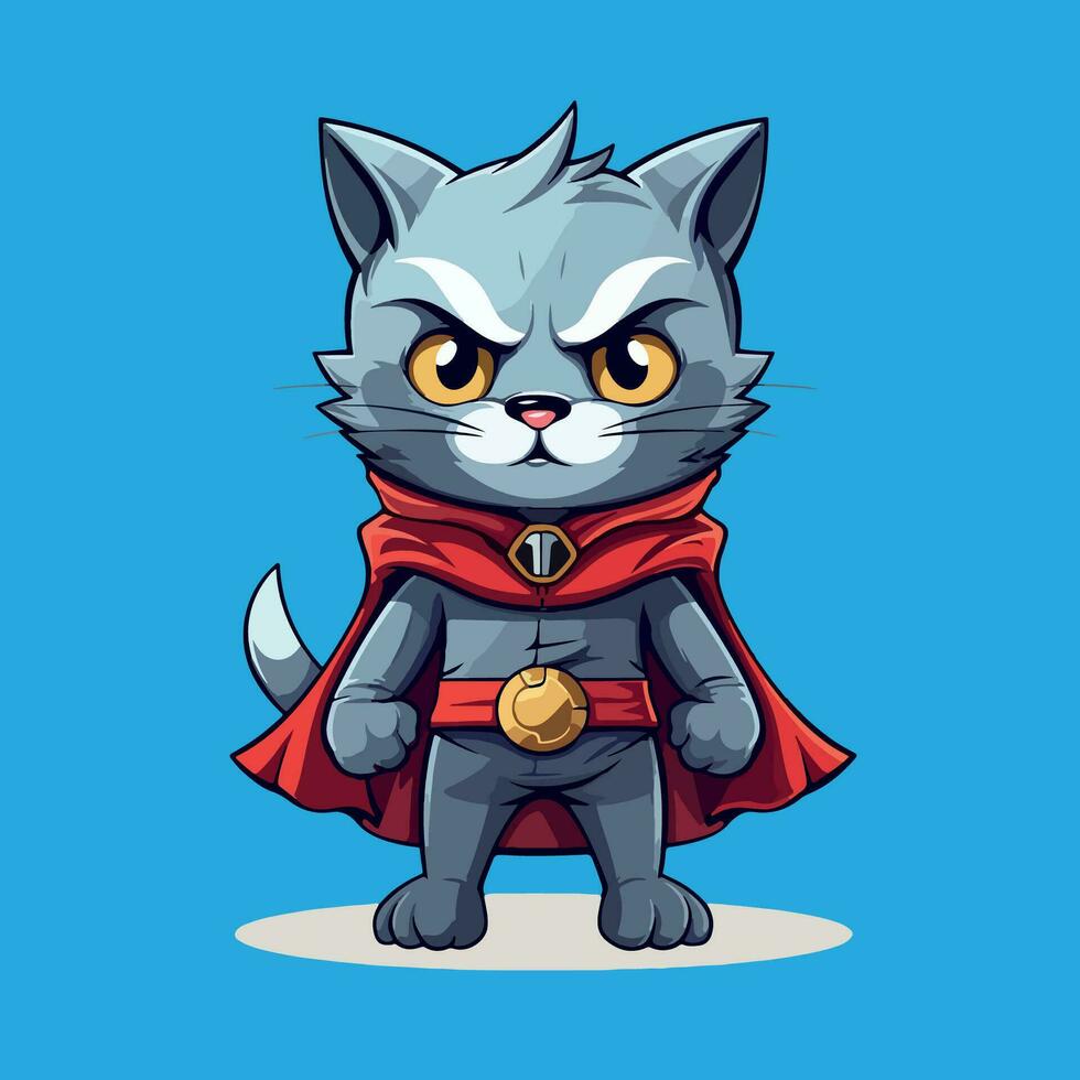 Cute Cat character cartoon vector illustration