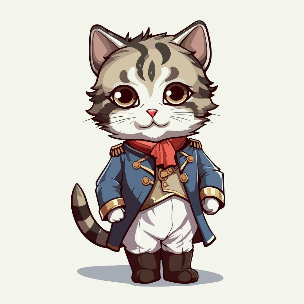 Cute Cat character cartoon vector illustration
