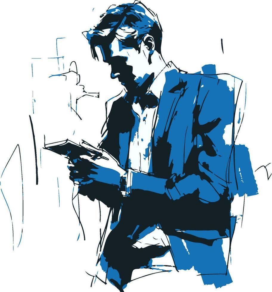 business sketch drawing vector